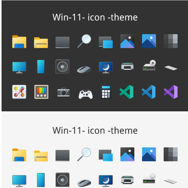 Yeyushengfan258 Win11 Icon Theme screenshot