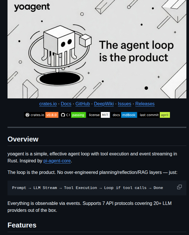 Yologdev Yoagent screenshot