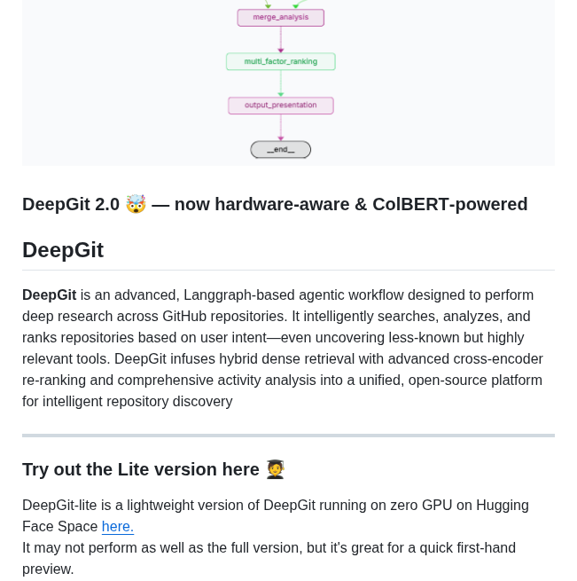 Zamalali Deepgit screenshot