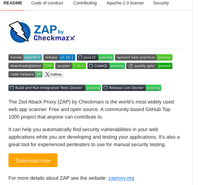 Zaproxy Zaproxy screenshot