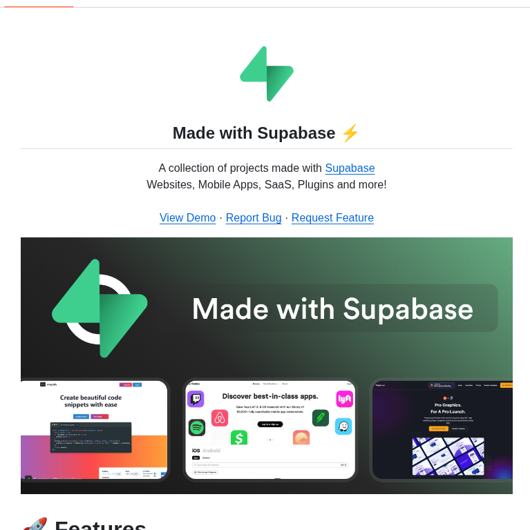 Zernonia Madewithsupabase screenshot