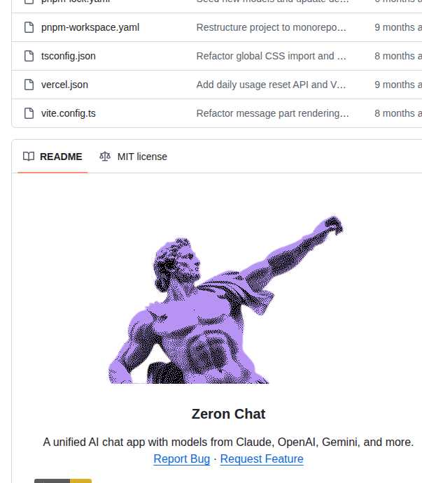 Zeronsh Chat screenshot