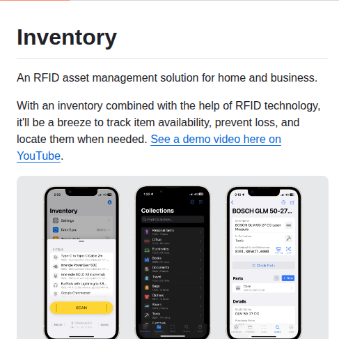 Zetavg Inventory screenshot