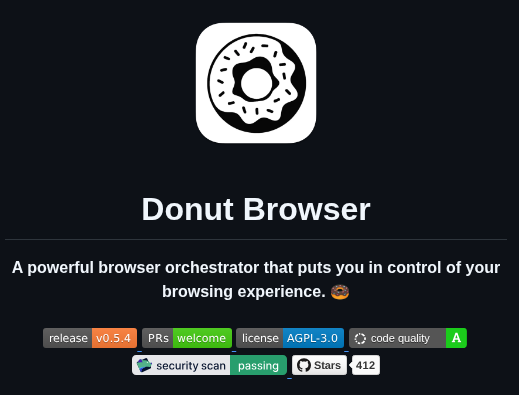 Zhom Donutbrowser screenshot