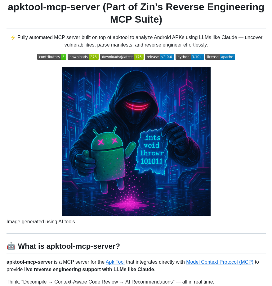 Zinja Coder Apktool Mcp Server screenshot
