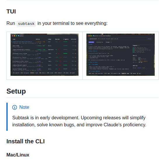 Zippoxer Subtask screenshot