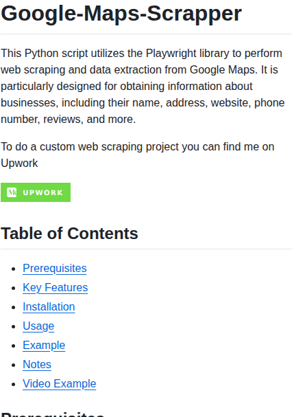 Zohaibbashir Google Maps Scrapper screenshot