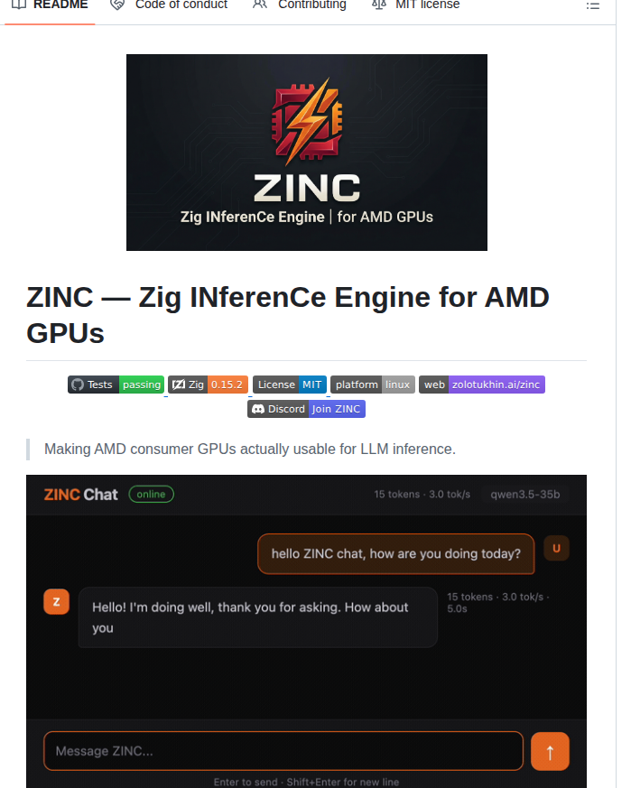Zolotukhin Zinc screenshot