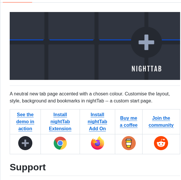Zombiefox Nighttab screenshot